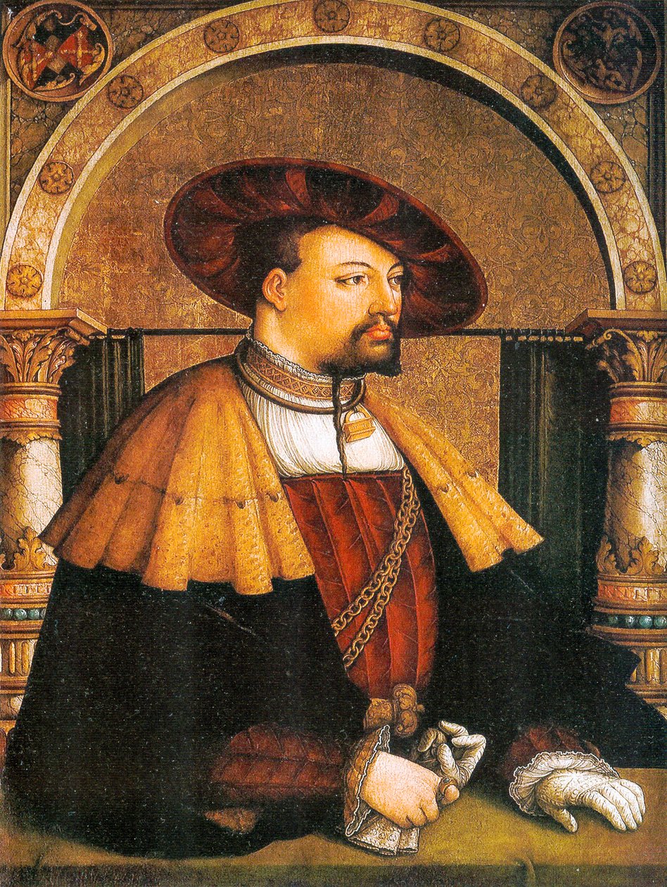 Alemán: Retrato de Eitelfriedrich III von Zollern Retrato de Eitelfriedrich III von Zollern (1561) de Master of Messkirch