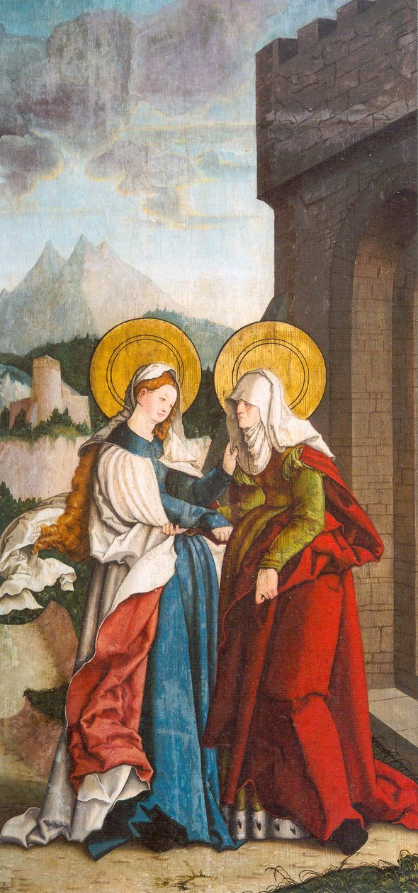 Alemán: The Visitation Visitación de Master of Messkirch