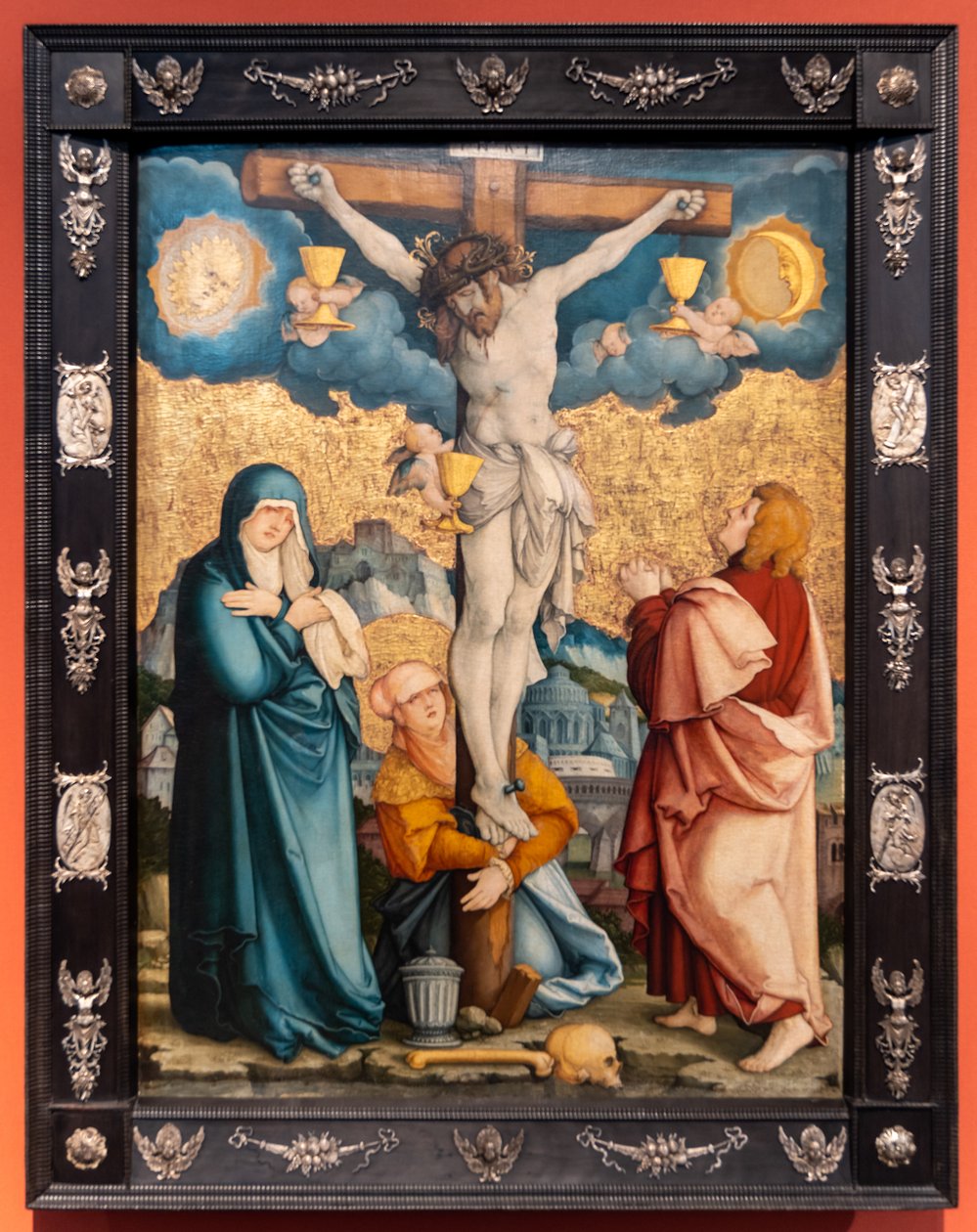 Alemán: Die Kreuzigung Christi La crucifixión de Cristo de Master of Messkirch