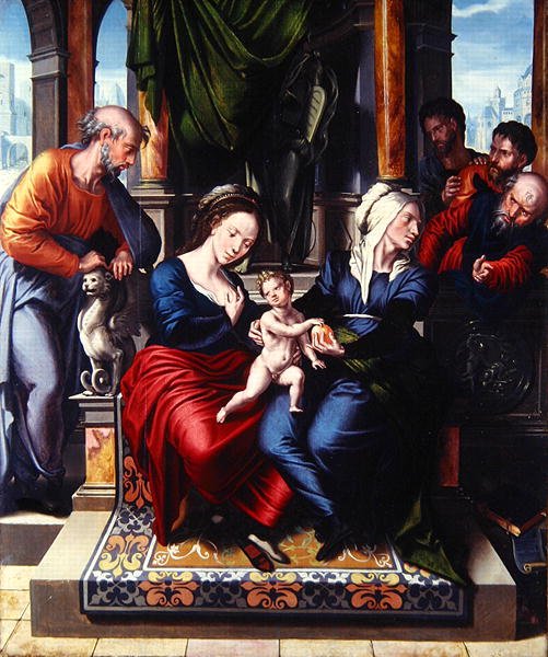 La Sagrada Familia de Master of Paul and Barnabas