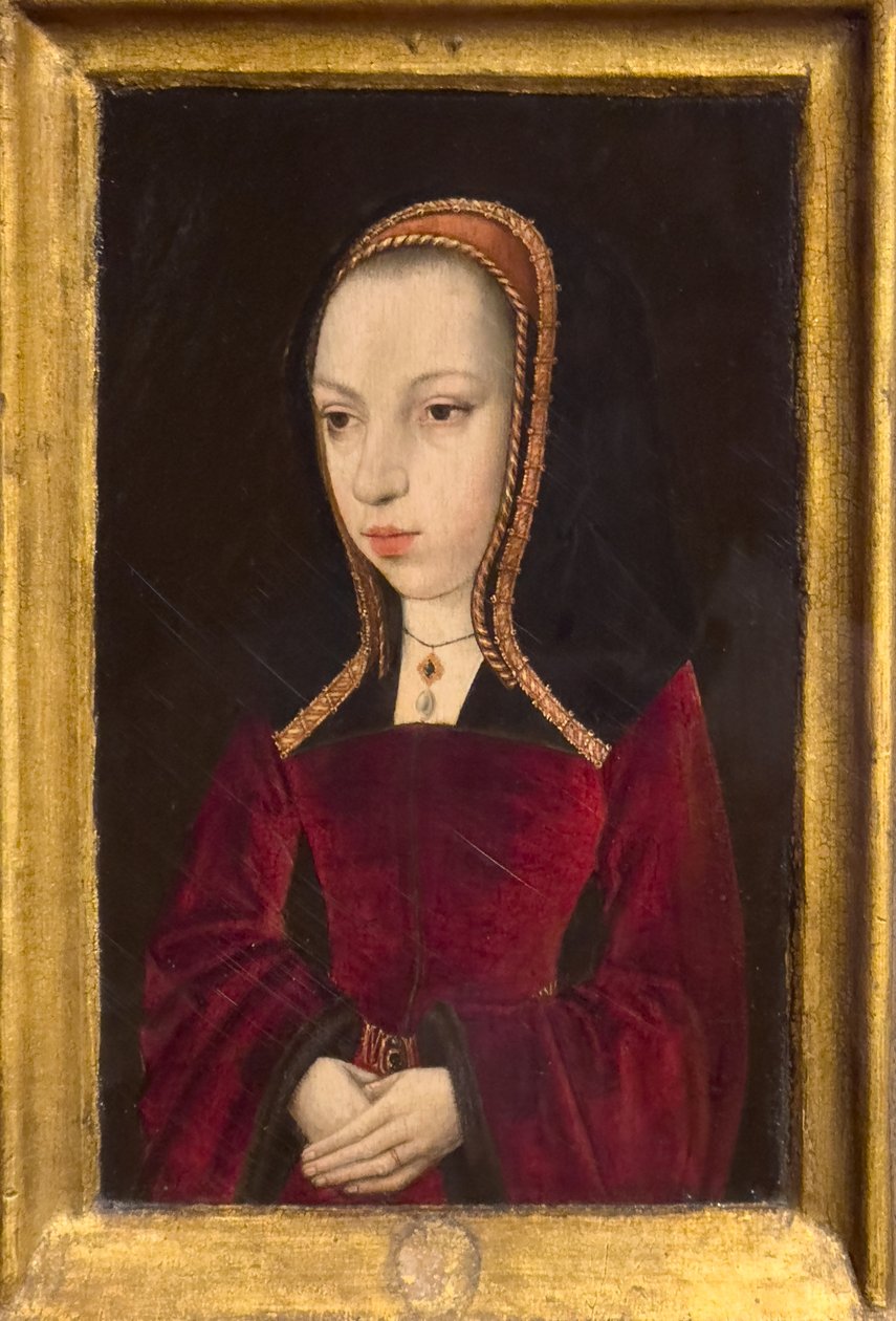 Retrato de la joven Margarita de Austria, hacia 1496 (óleo sobre madera) de Master of Princely Portraits