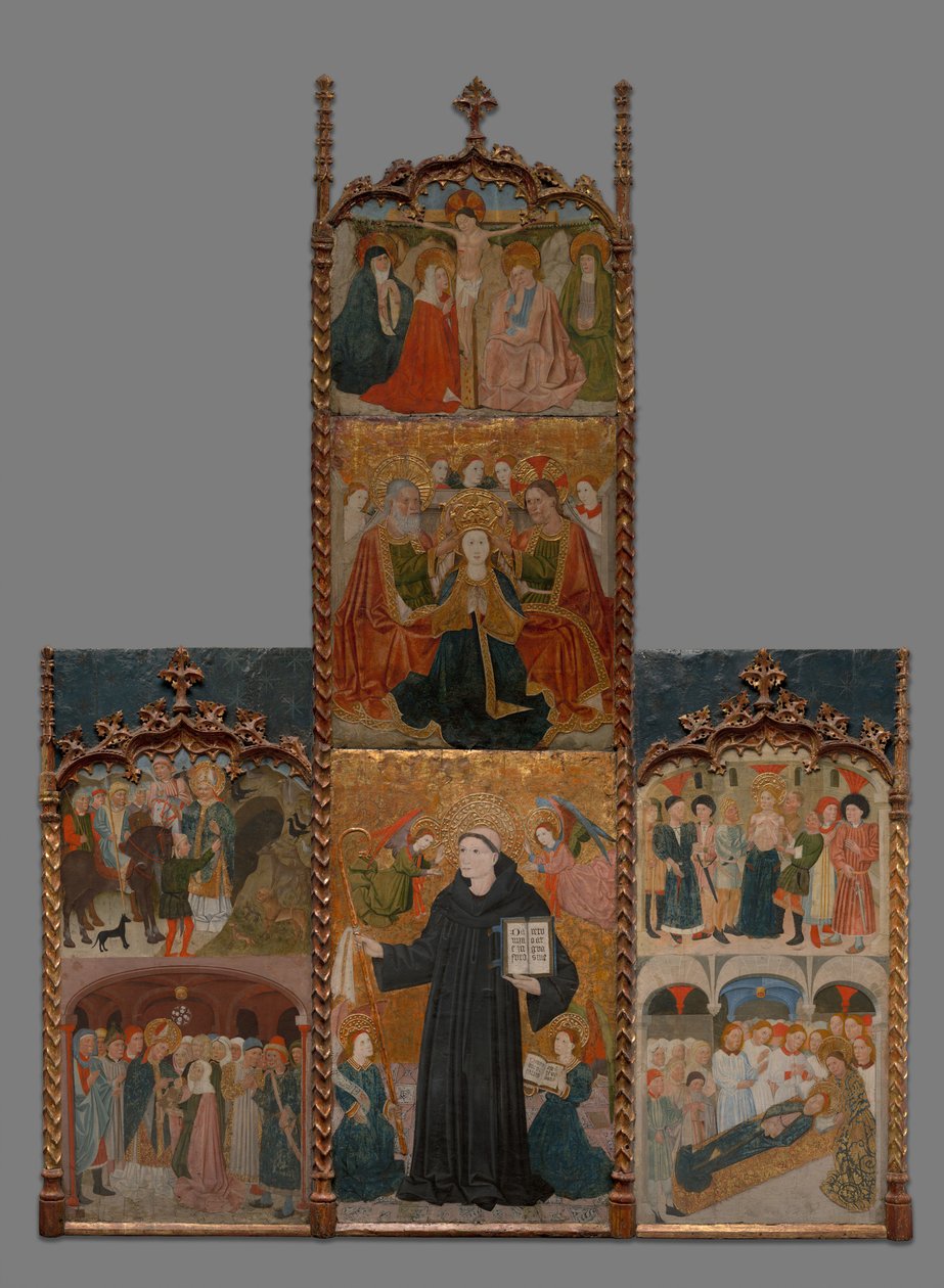 Retablo de los santos Atanasio, Blas y Águeda, 1440-45 de Master of Riglos