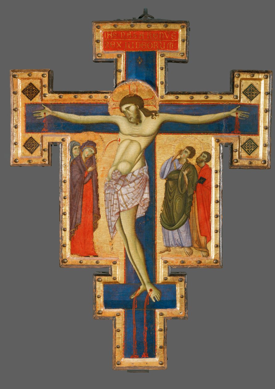 Crucifijo, de Umbría, segunda mitad XIII ... de Master of Saint Francis of Assisi