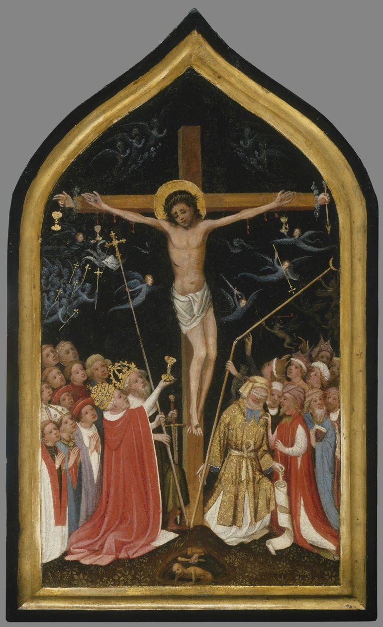 Cristo en la Cruz Viva de Master of Saint Veronica