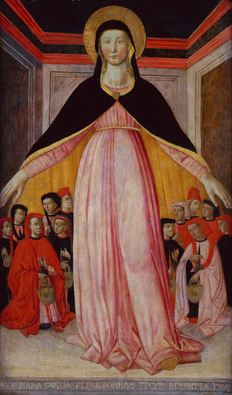 Madonna de la Misericordia de Master of San Miniato