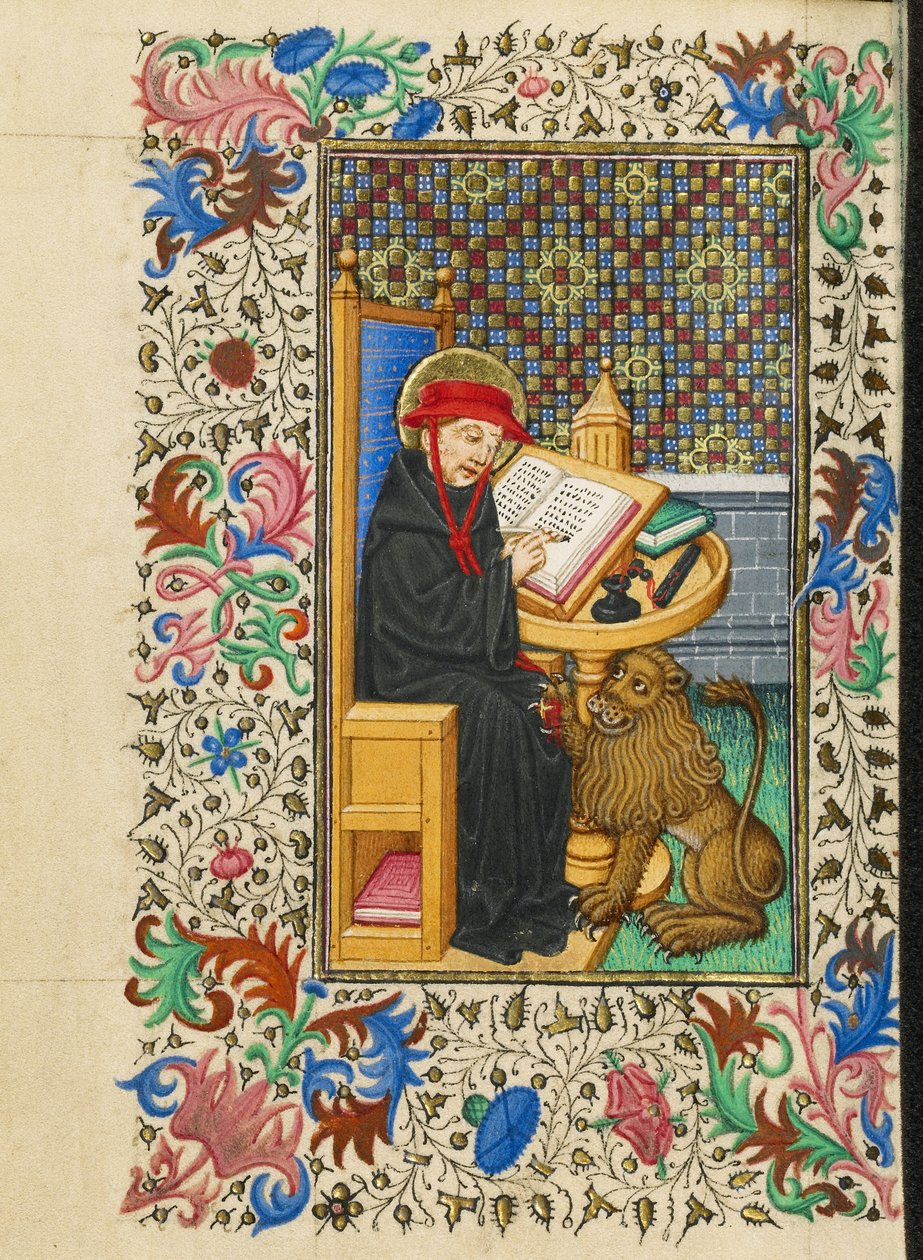 San Jerónimo en su estudio de Master of Sir John Fastolf