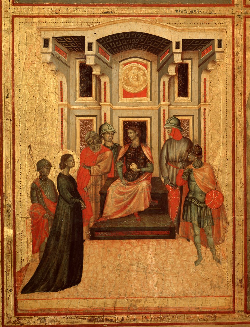 Santa Cecilia y la historia de su vida (detalle) de Master of St. Cecilia