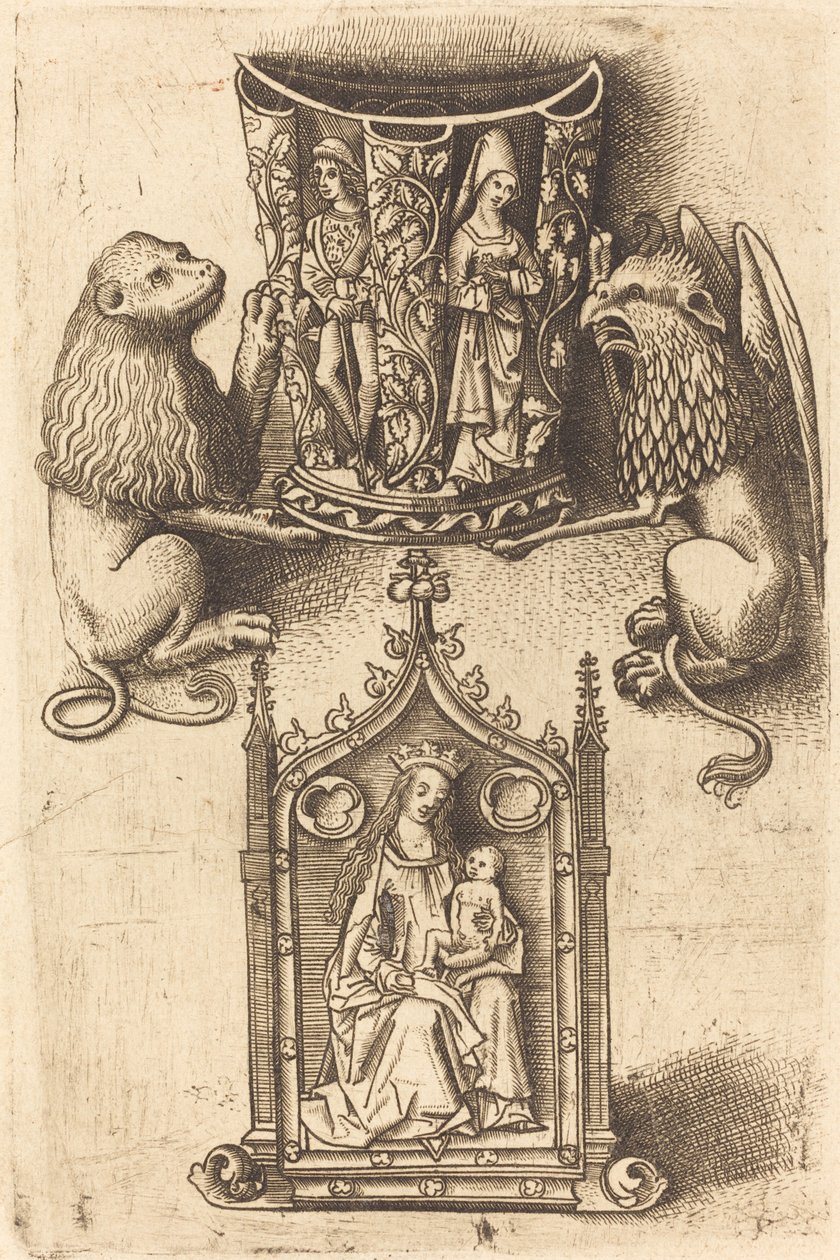 Diseño para un Vaso y un Pax de Master of St. Sebastian