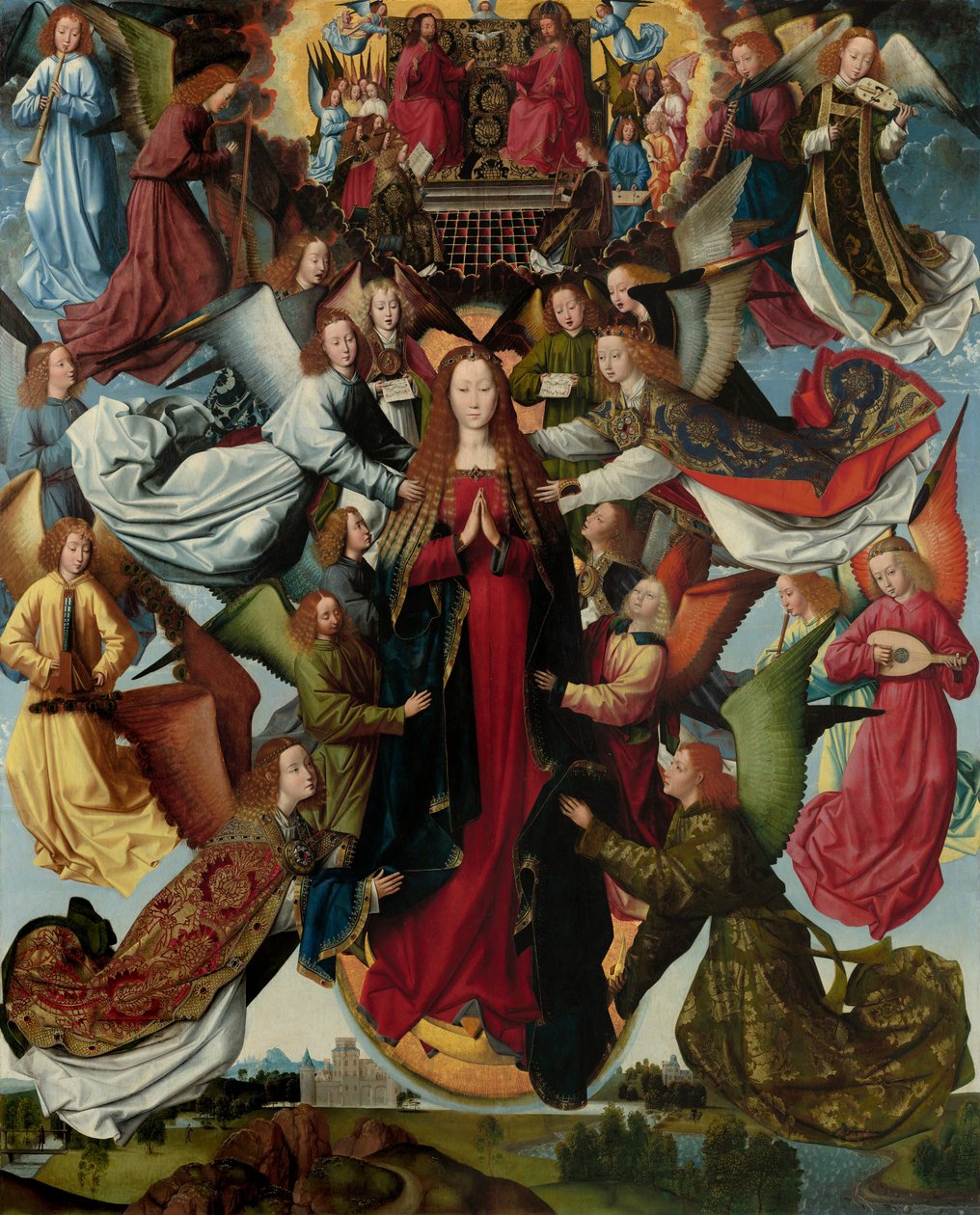 María, Reina del Cielo de Master of The Legend of St. Lucy