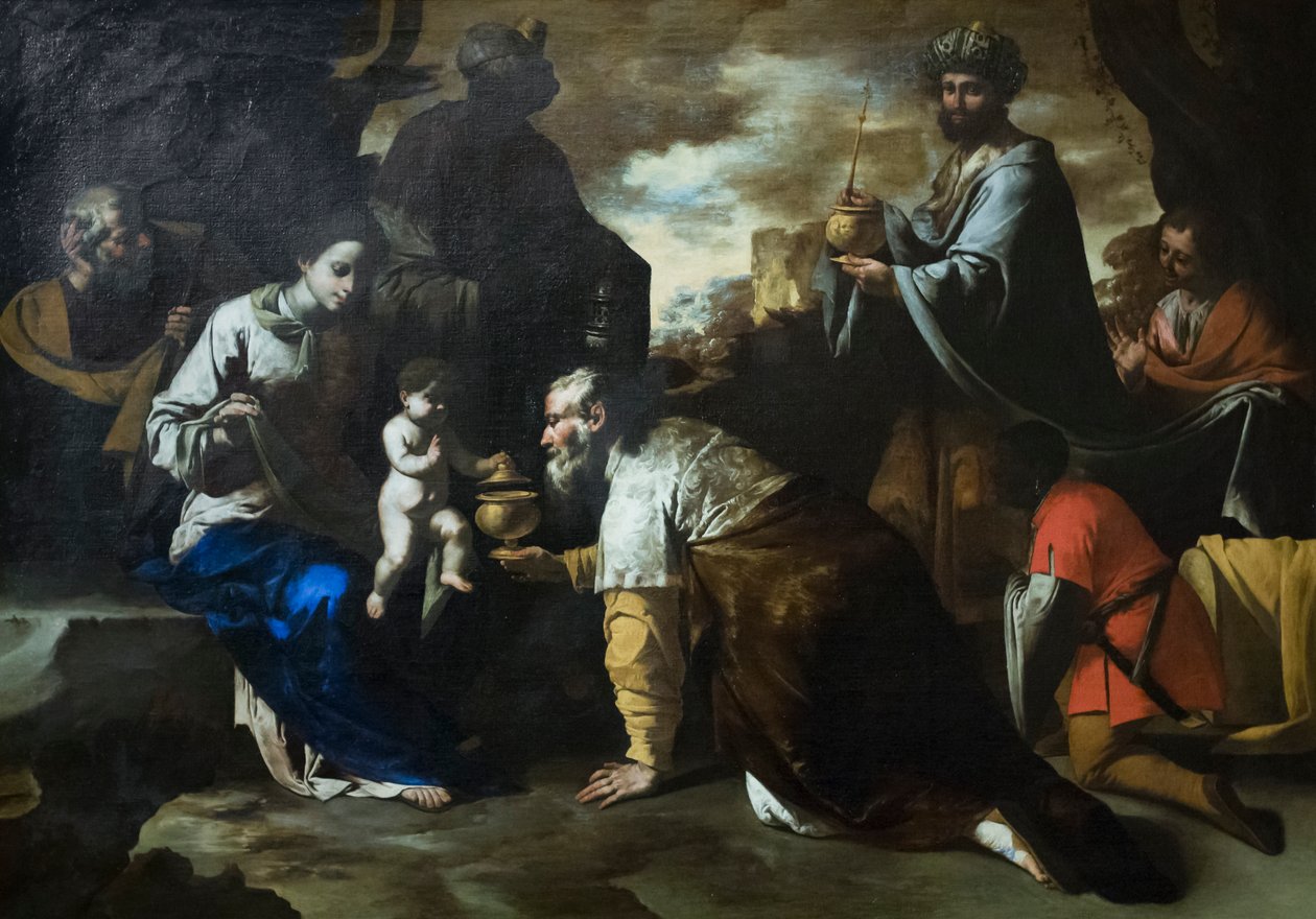 La adoración de los Reyes Magos de Master of the Annunciation to the Shepherds
