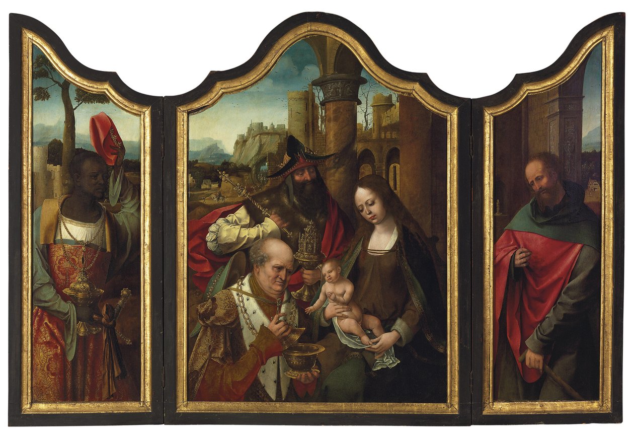 Adoración de los Magos de Master of the Antwerp Adoration