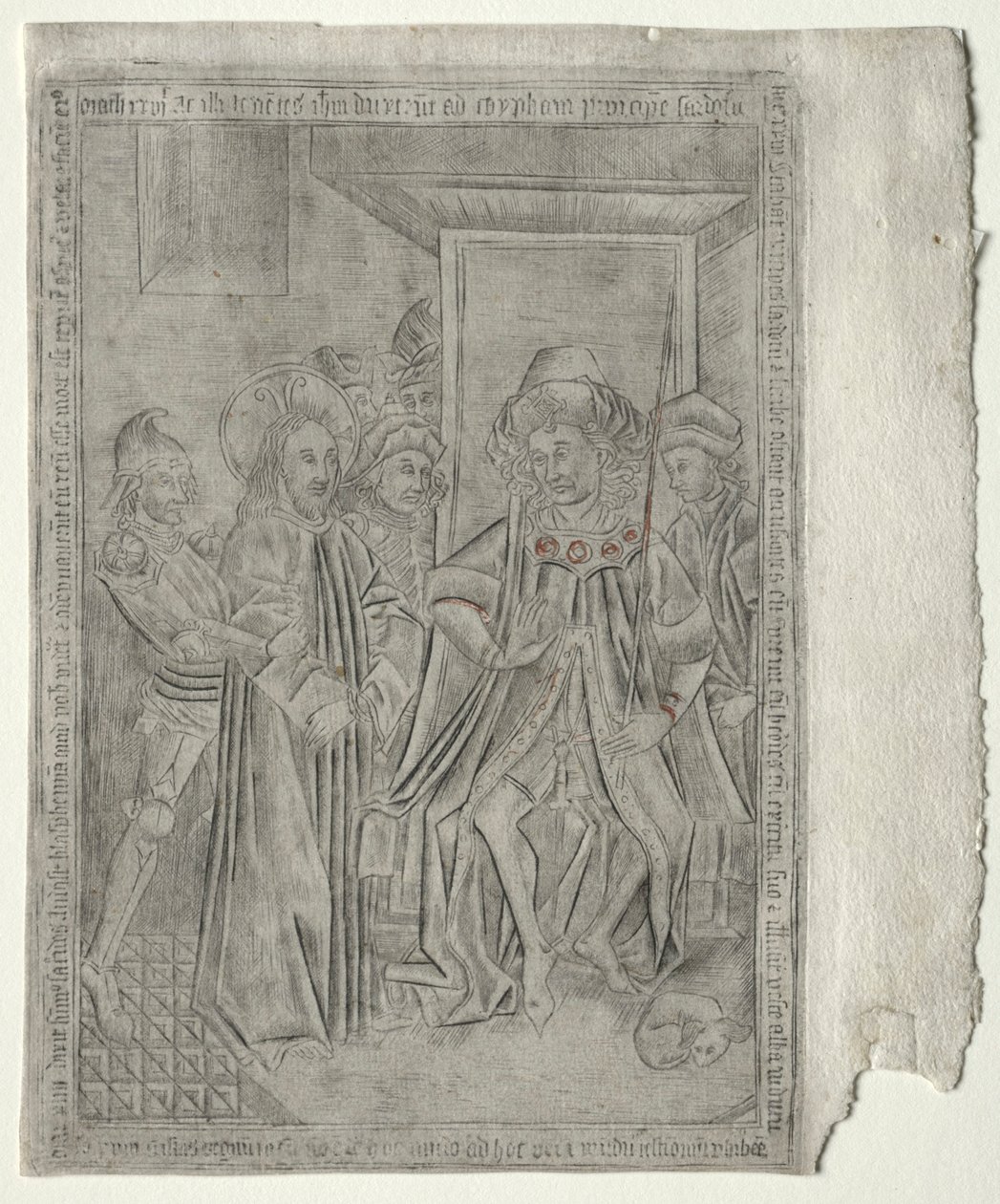 La Pasión:  Cristo ante Caifás de Master of the Banderoles