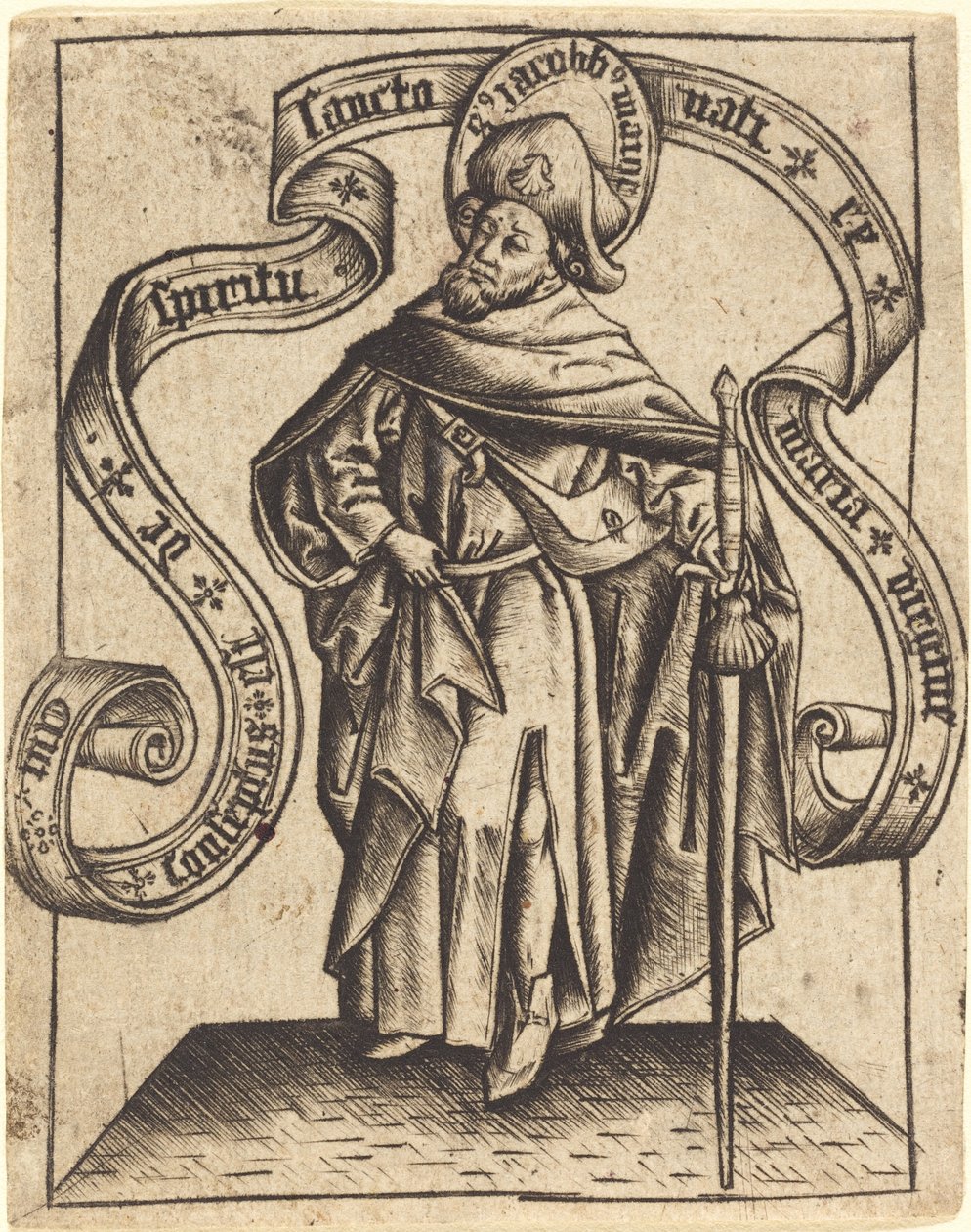 Santiago el Mayor de Master of the Berlin Passion