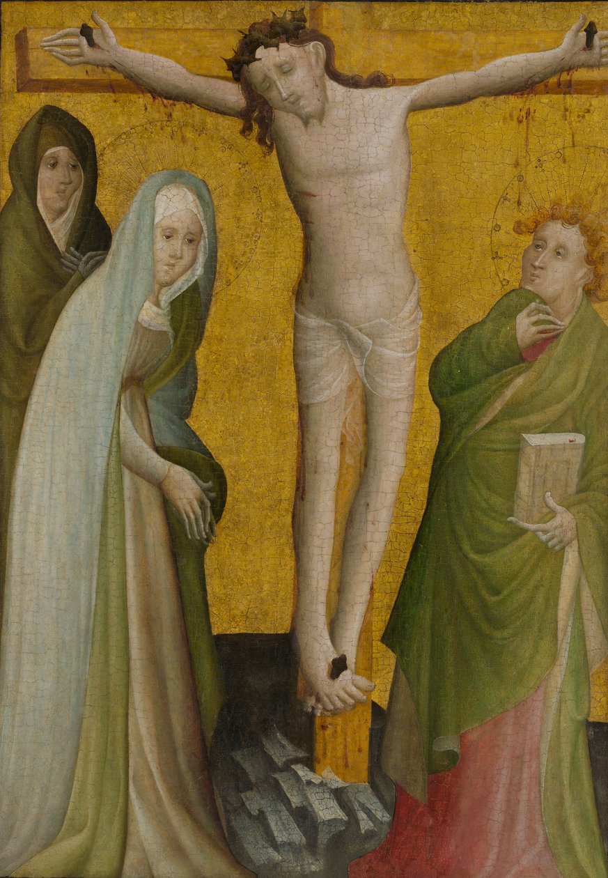 La Crucifixión, ca. 1400 de Master of the Berswordt Altar