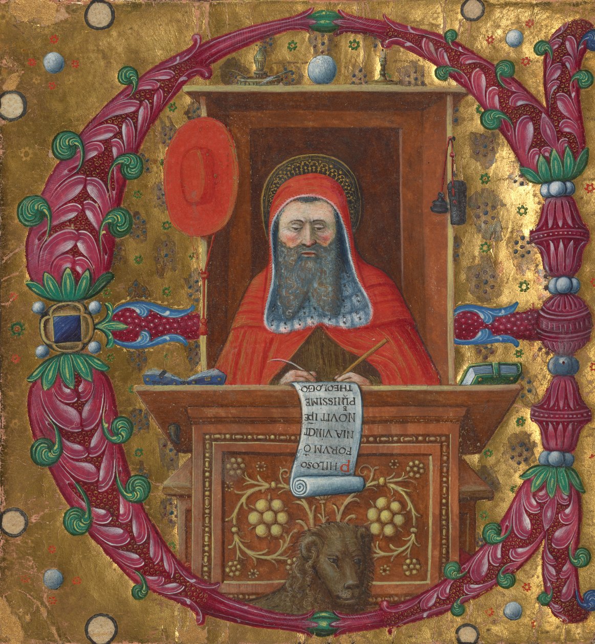 Recortes de un libro de coro de Master of the Birago Hours