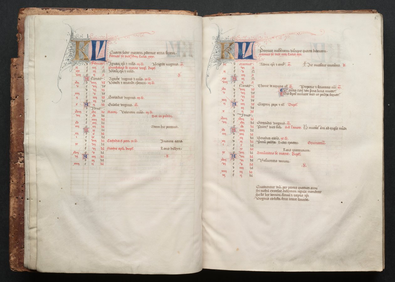 El Misal de Gotha: Fol. 5v, Texto, c. 1375 de Master of the Boqueteaux