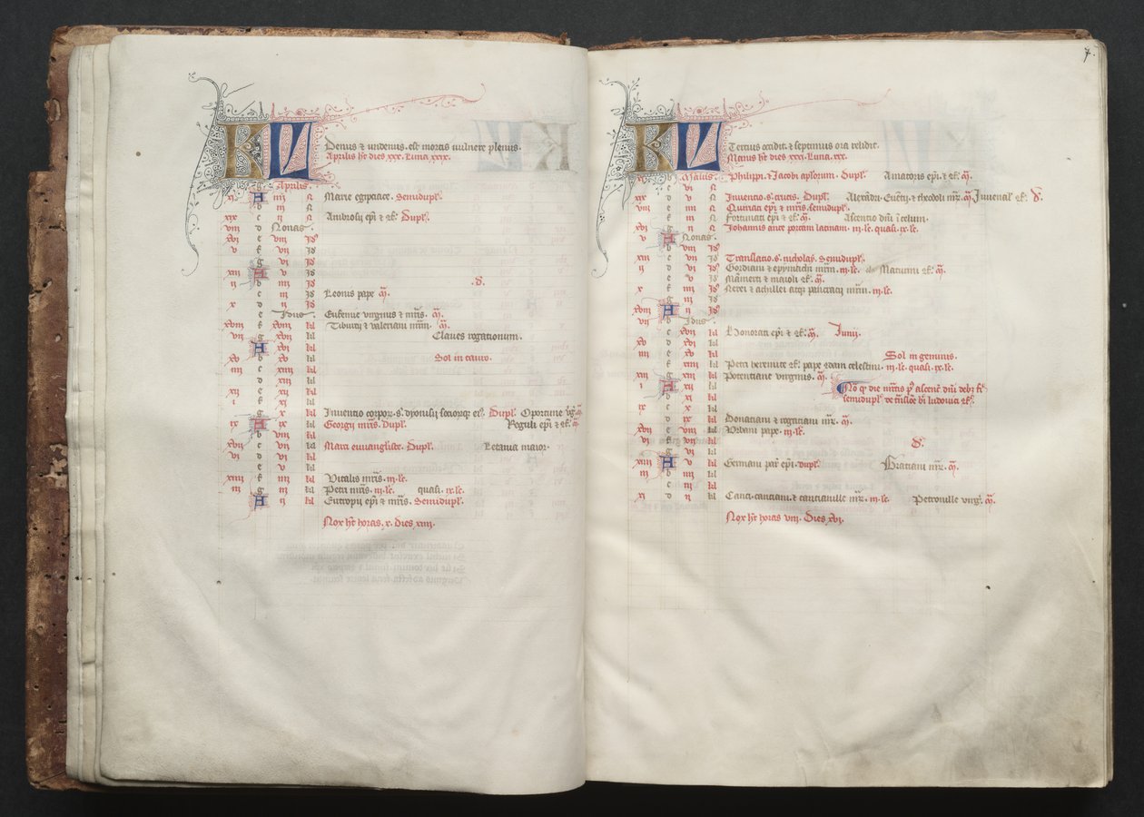 El Misal de Gotha: Fol. 6v, Texto de Master of the Boqueteaux