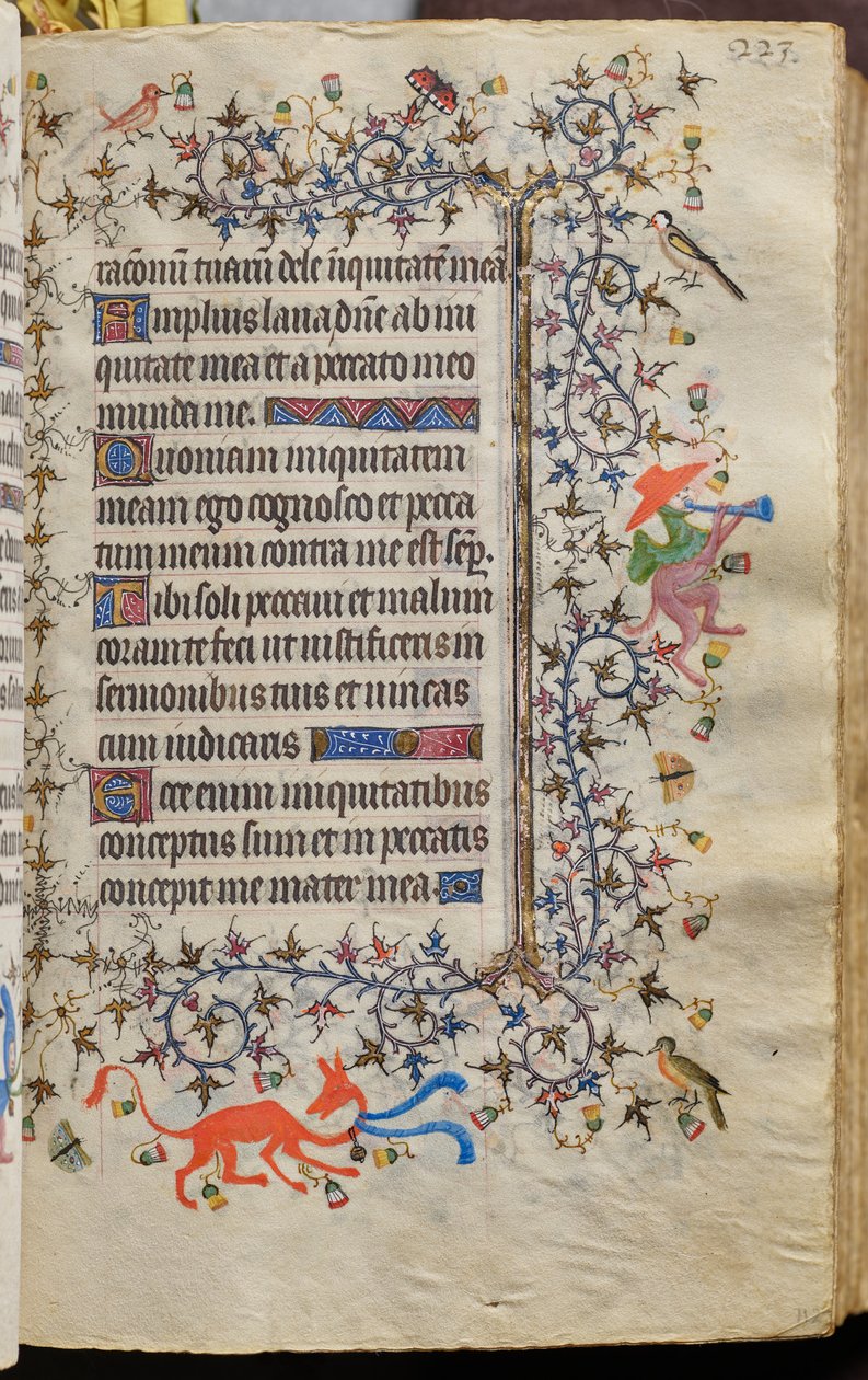 Horas de Carlos el Noble, rey de Navarra (1361-1425): fol. 112r, Texto de Master of the Brussels Initials and Associates
