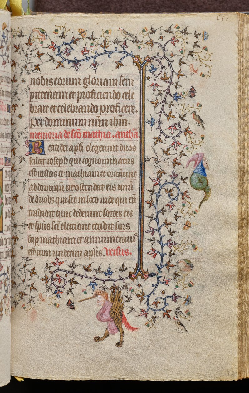 Horas de Carlos el Noble, rey de Navarra (1361-1425): fol. 270r, Texto de Master of the Brussels Initials and Associates