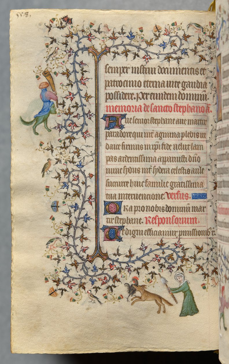 Horas de Carlos el Noble, rey de Navarra (1361-1425): fol. 273v, Texto de Master of the Brussels Initials and Associates