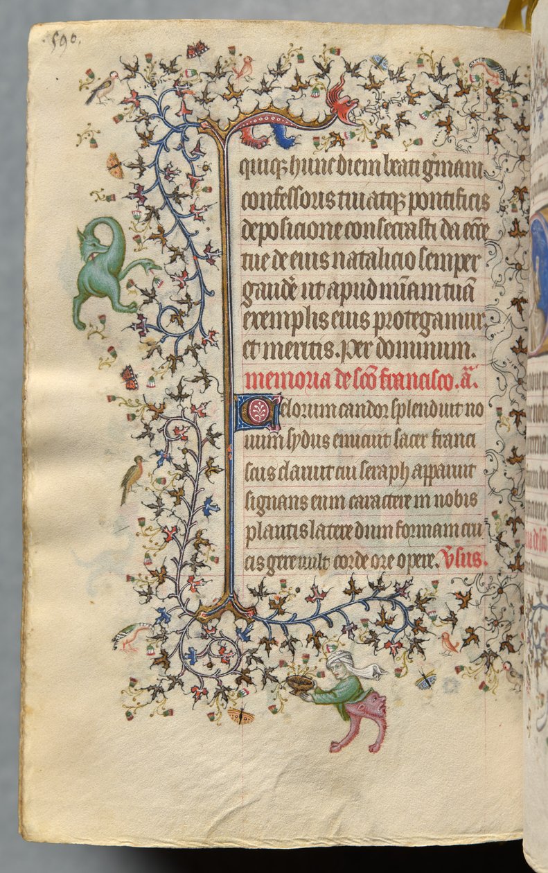 Horas de Carlos el Noble, rey de Navarra (1361-1425): fol. 289v, Texto de Master of the Brussels Initials and Associates