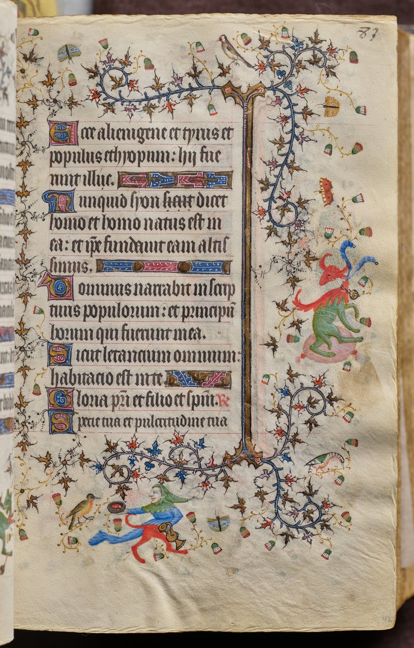 Horas de Carlos el Noble, rey de Navarra (1361-1425): fol. 42r, Texto de Master of the Brussels Initials and Associates