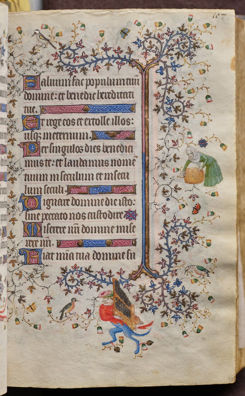 Horas de Carlos el Noble, rey de Navarra (1361-1425): fol. 54r, Texto de Master of the Brussels Initials and Associates