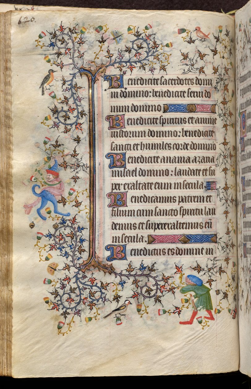 Horas de Carlos el Noble, rey de Navarra (1361-1425): fol. 60v, Texto de Master of the Brussels Initials and Associates