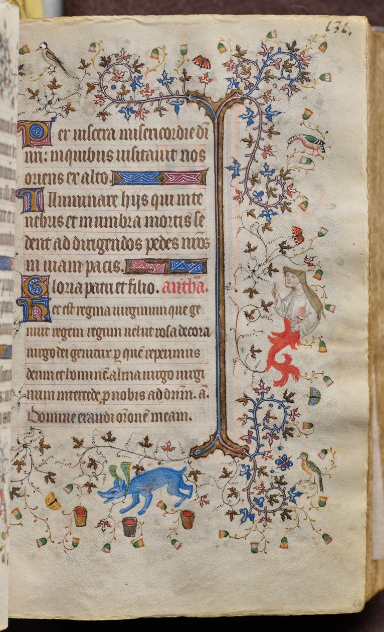 Horas de Carlos el Noble, rey de Navarra (1361-1425): fol. 66r, Texto de Master of the Brussels Initials and Associates