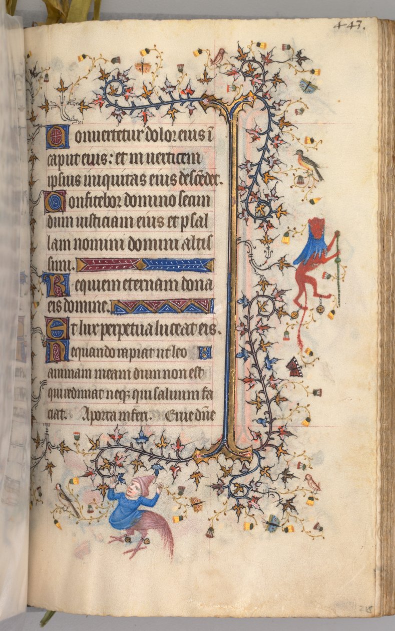 Horas de Carlos el Noble, Rey de Navarra: fol. 216r, Texto de Master of the Brussels Initials and Associates