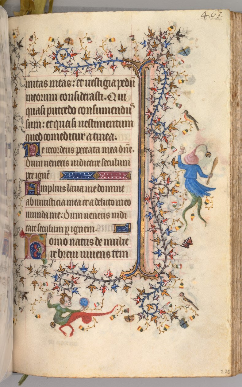 Horas de Carlos el Noble, Rey de Navarra 1361-1425: fol. 226r, Texto, c. 1405 de Master of the Brussels Initials and Associates
