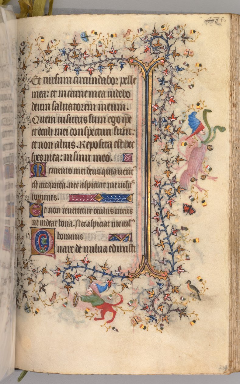 Horas de Carlos el Noble, Rey de Navarra 1361-1425: fol. 237r, Texto de Master of the Brussels Initials and Associates