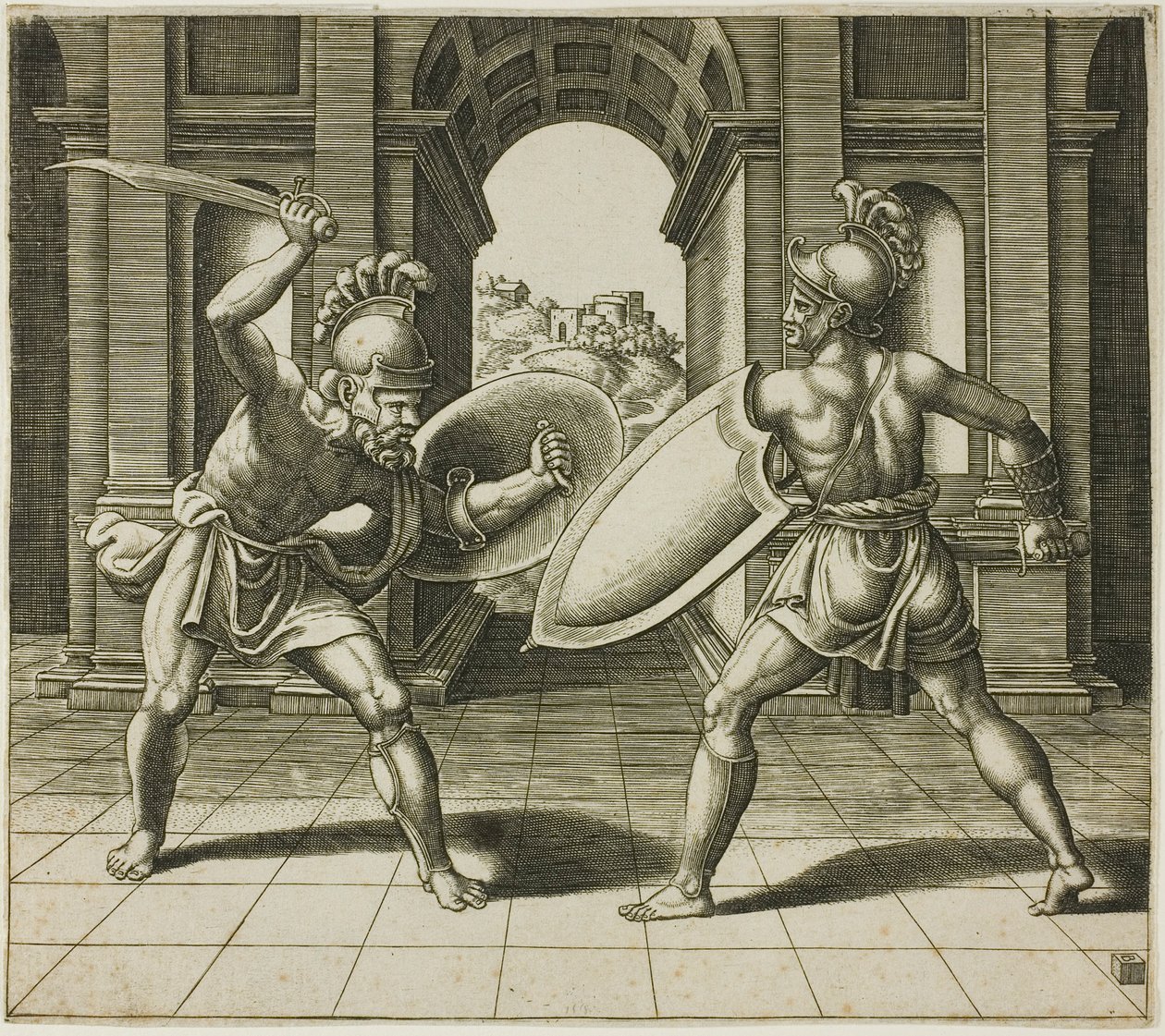 Los dos gladiadores de Master of the Die