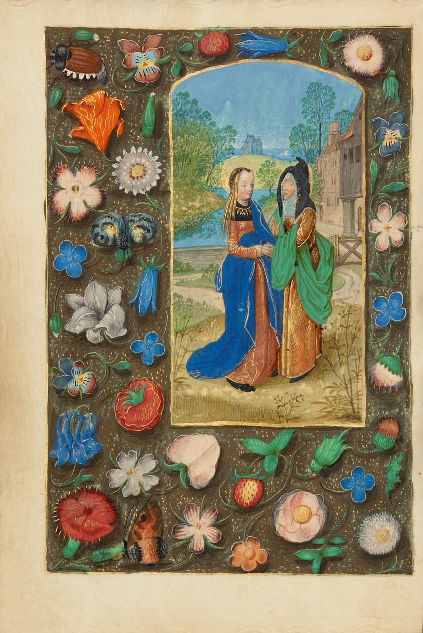 La visita de Master of the Dresden Prayer Book