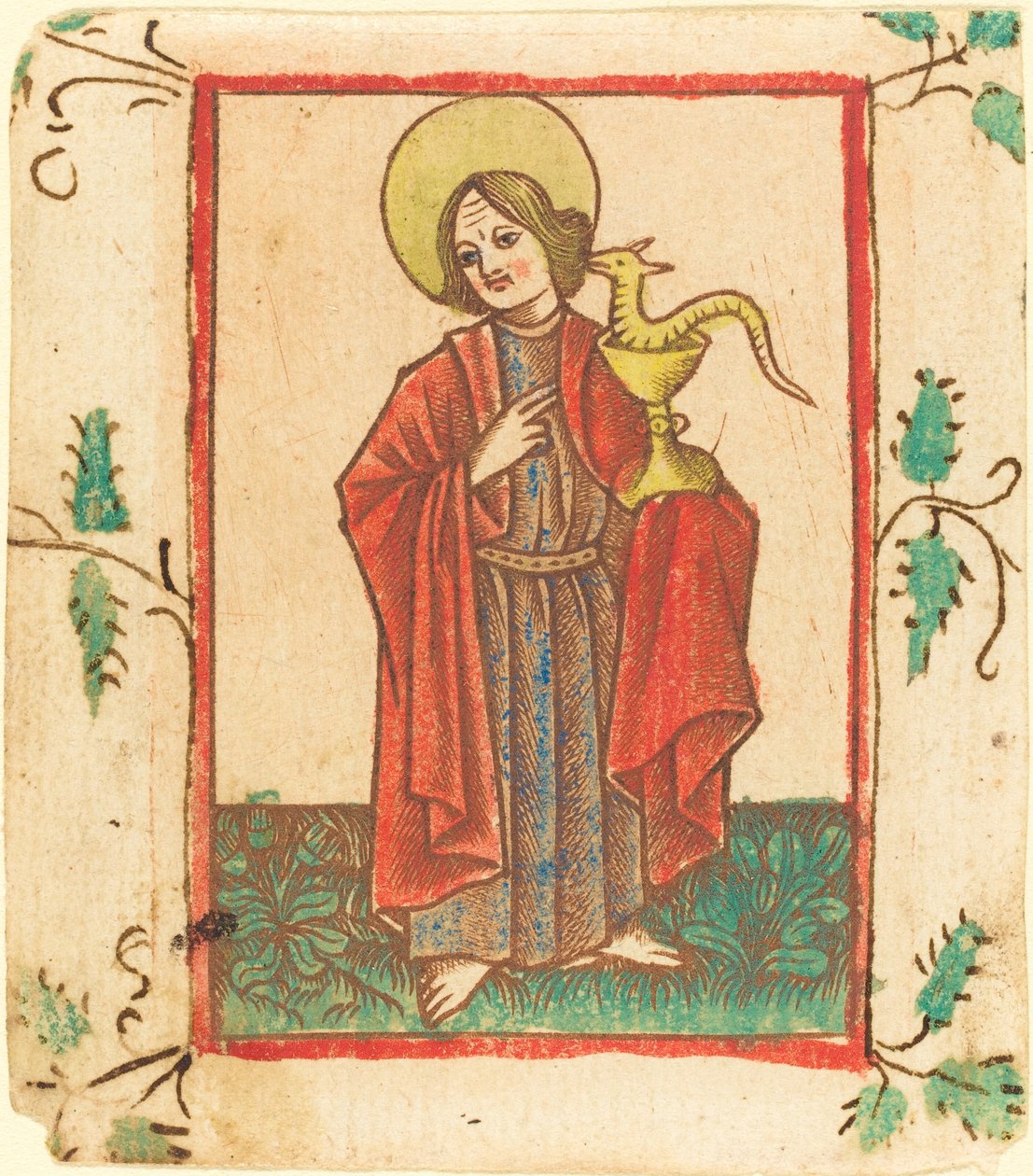 San Juan Evangelista de Master of the Dutuit Mount of Olives after Master of St. Erasmus