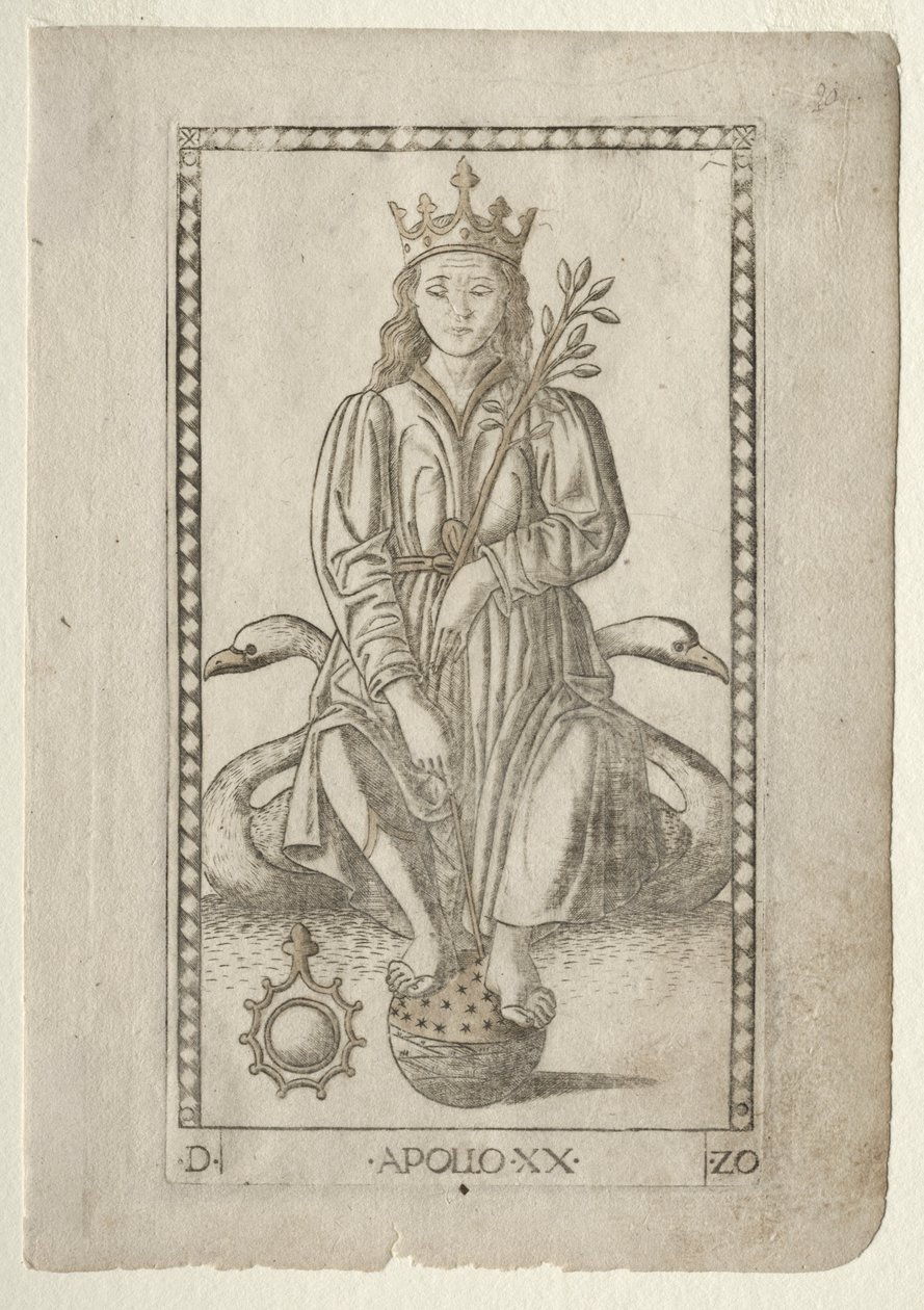 Apolo de los Tarocchi, serie D: Apolo y las Musas, #20 de Master of the E Series Tarocchi