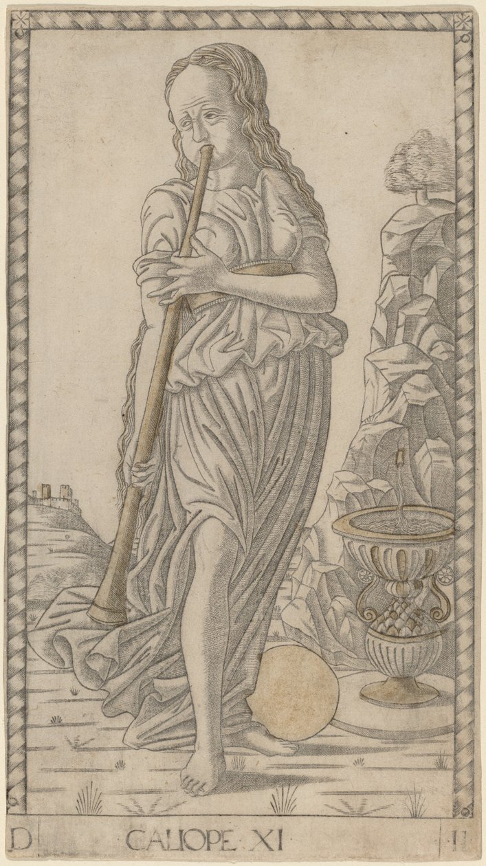 Calíope de Master of the E Series Tarocchi