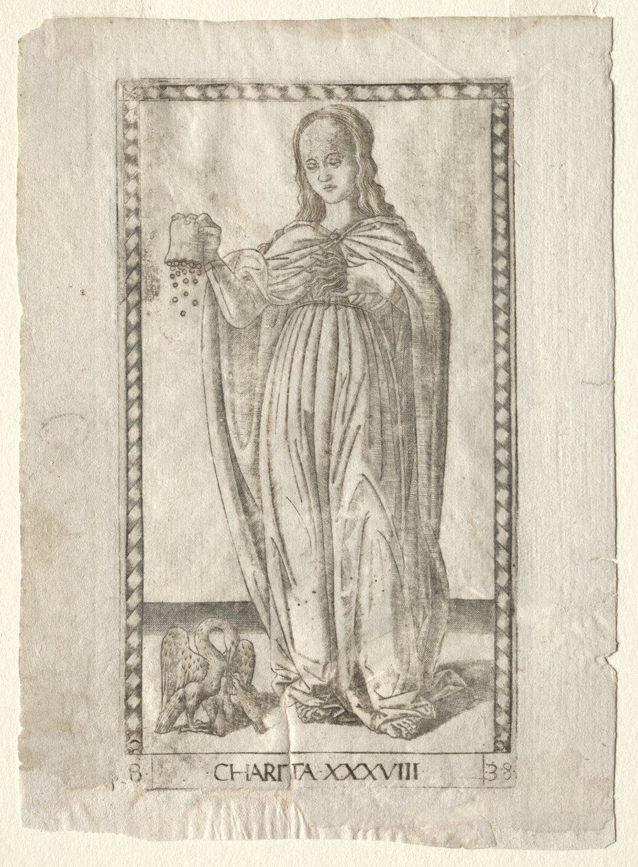 Caridad (de la serie Tarocchi B: Principios Cósmicos y Virtudes, #38) de Master of the E Series Tarocchi