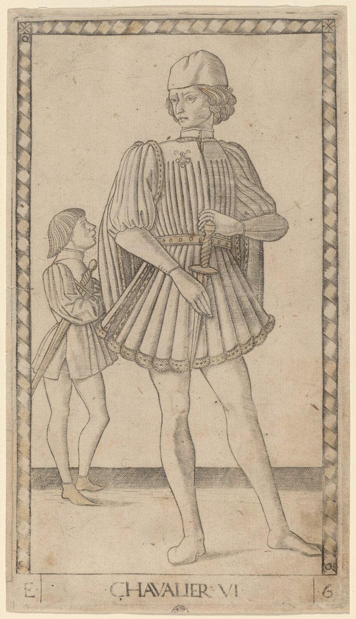 Caballero de Master of the E Series Tarocchi