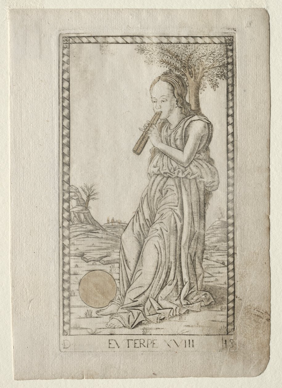 Euterpe (música, poesía lírica) (de la serie Tarocchi D: Apolo y las Musas, #18) de Master of the E Series Tarocchi