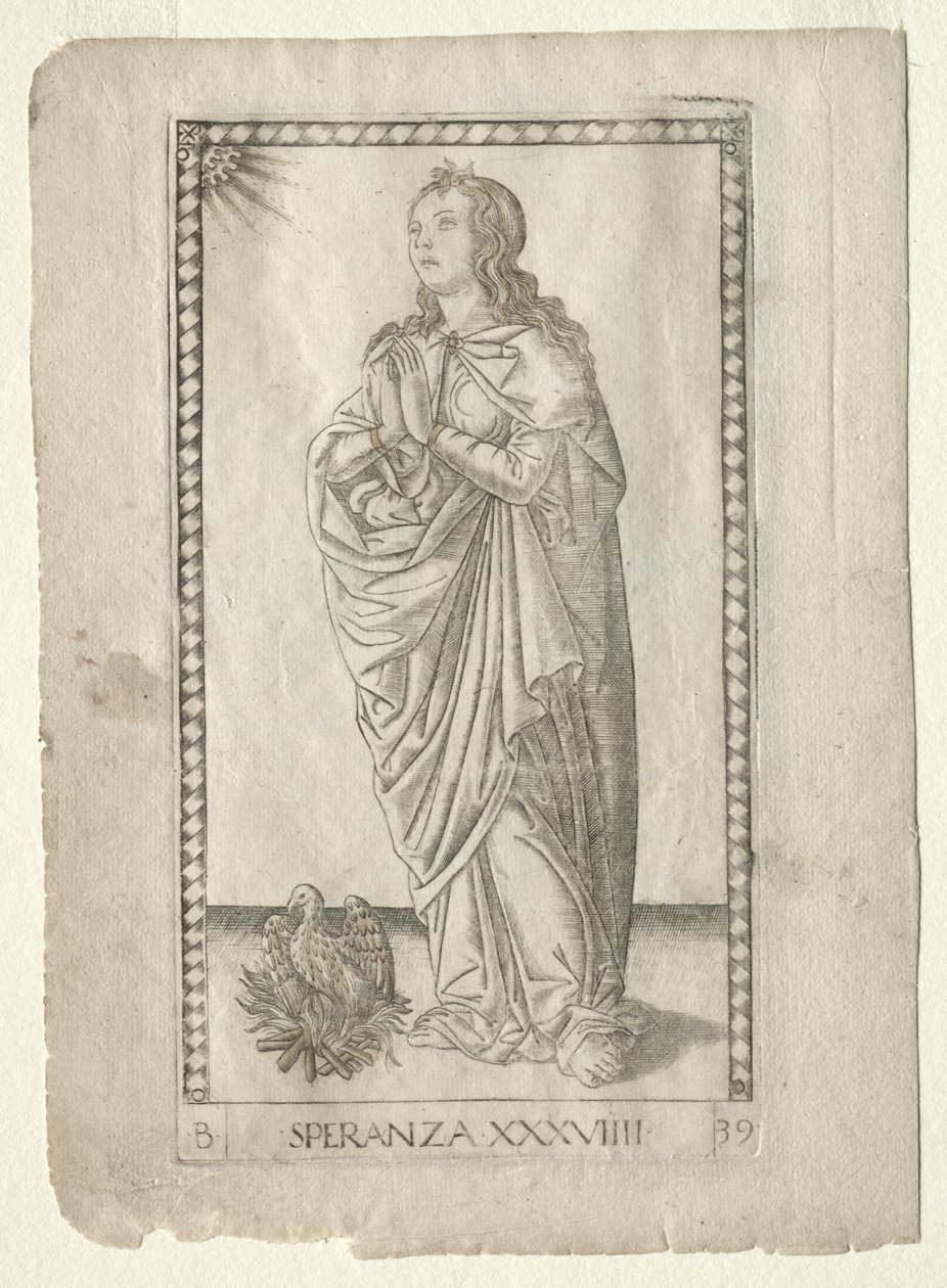 Esperanza (de la serie Tarocchi B: Principios Cósmicos y Virtudes, #39) de Master of the E Series Tarocchi