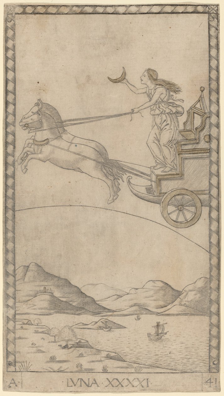 Luna de Master of the E Series Tarocchi
