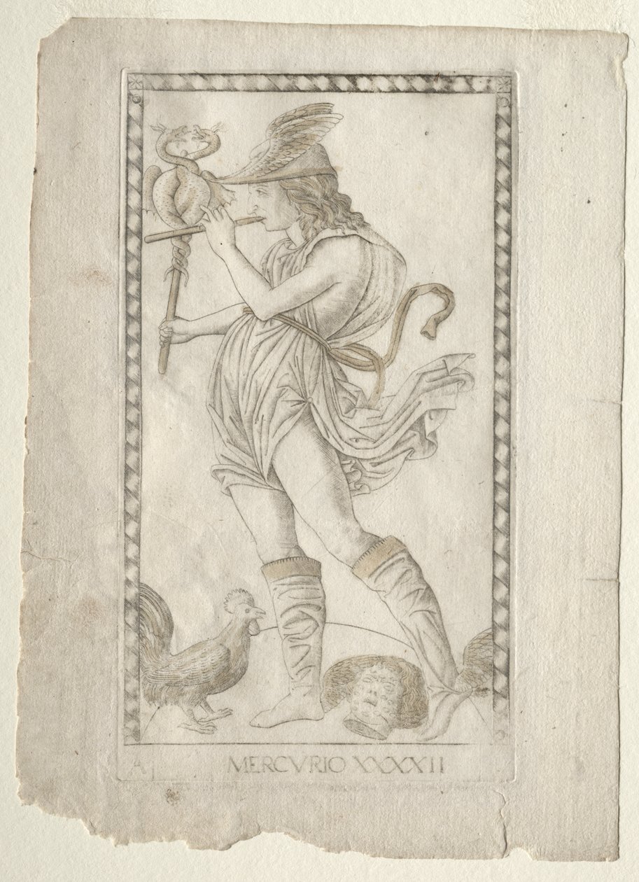 Mercurio (de los Tarocchi, serie A: Firmamentos del Universo, #42) de Master of the E Series Tarocchi