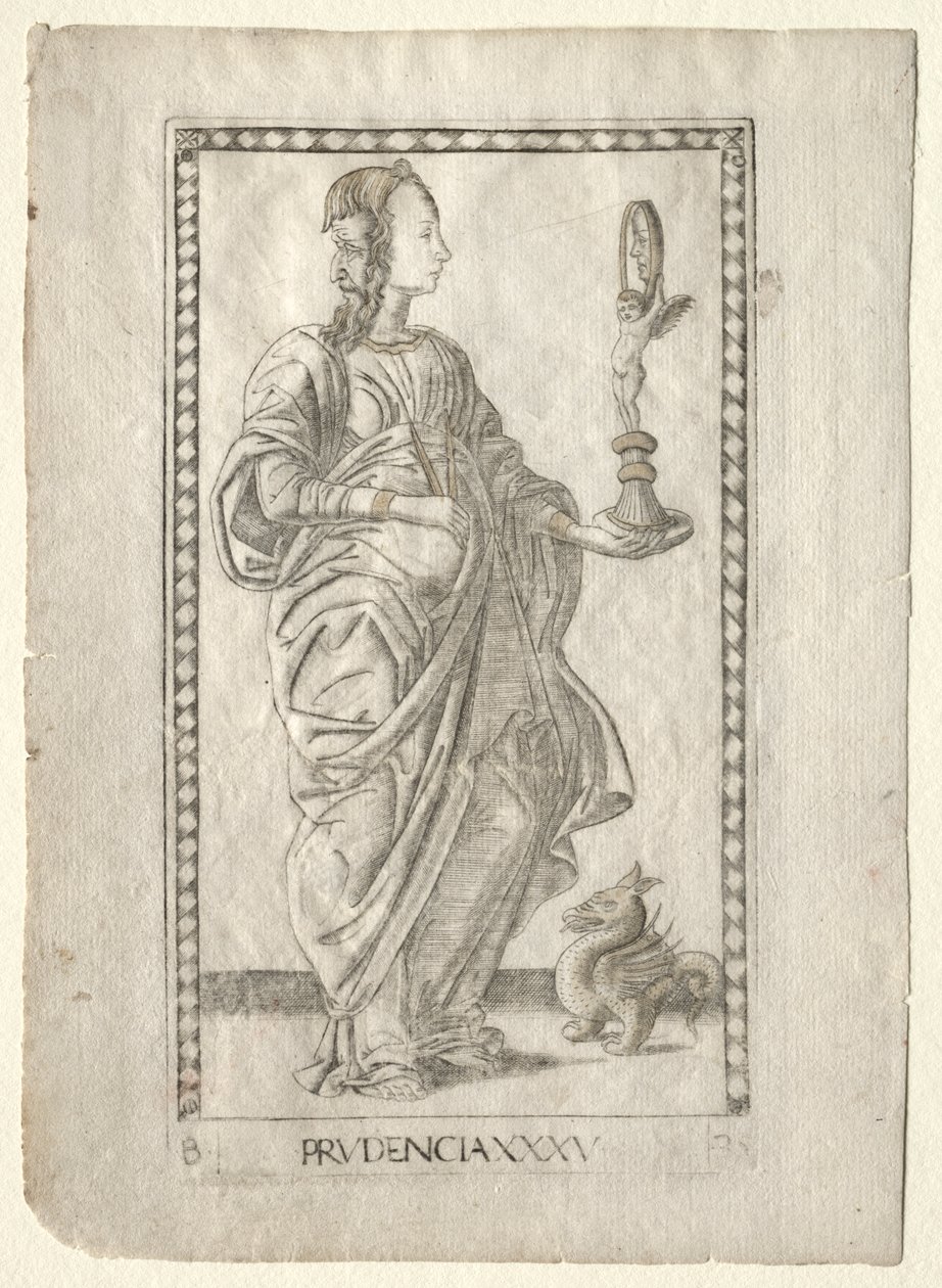 Prudencia (de la serie Tarocchi B: Principios Cósmicos y Virtudes, #35) de Master of the E Series Tarocchi