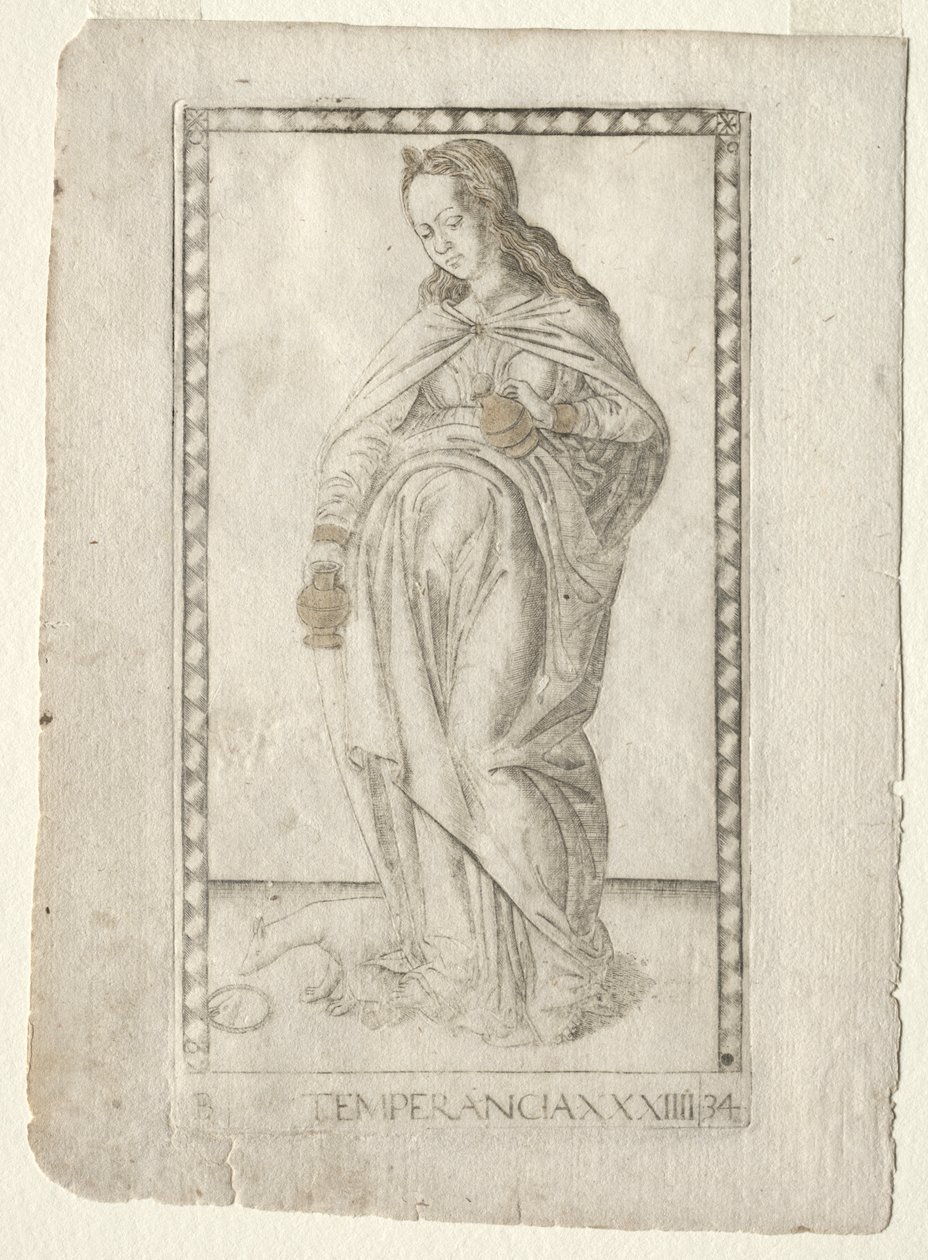 Templanza (de la serie Tarocchi B: Principios Cósmicos y Virtudes, #34) de Master of the E Series Tarocchi