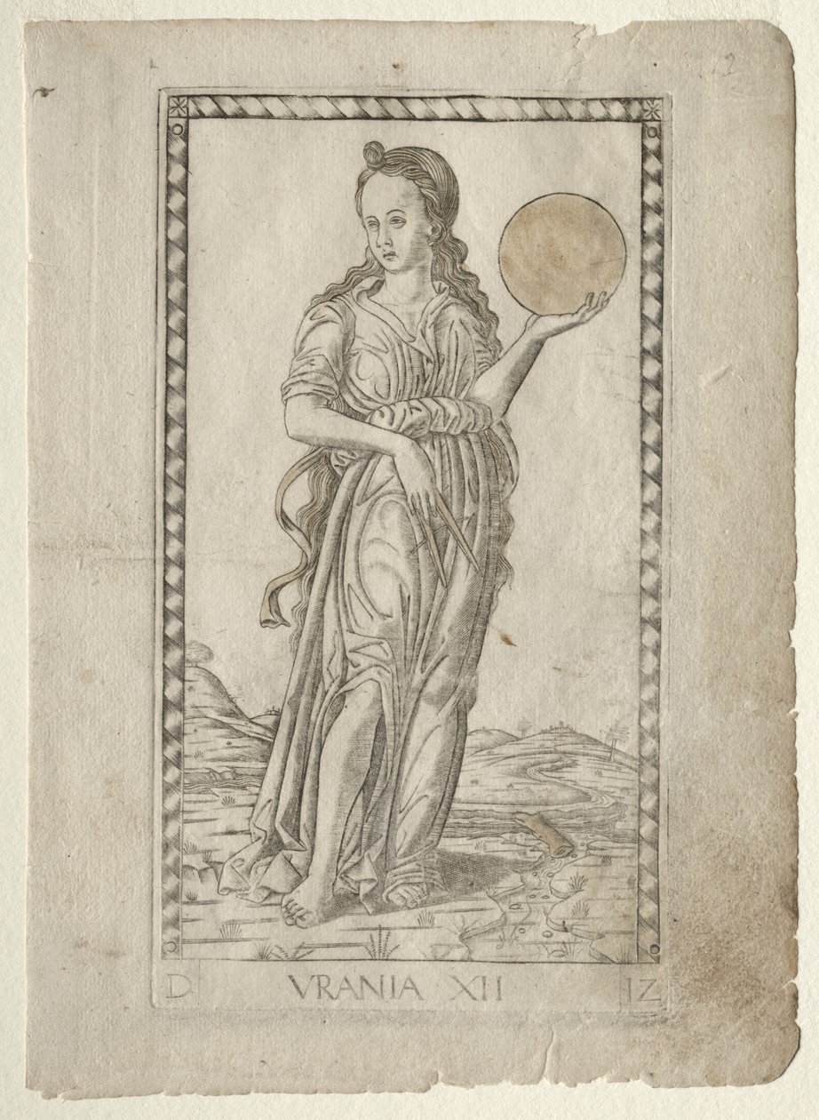 Urania (astronomía) (de los Tarocchi serie D: Apolo y las Musas, #12) de Master of the E Series Tarocchi