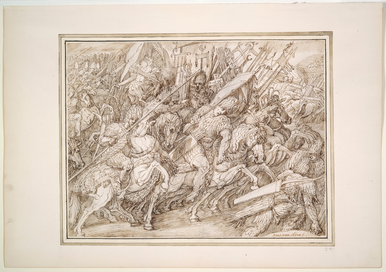 Escena de batalla de Master of the Egmont Albums