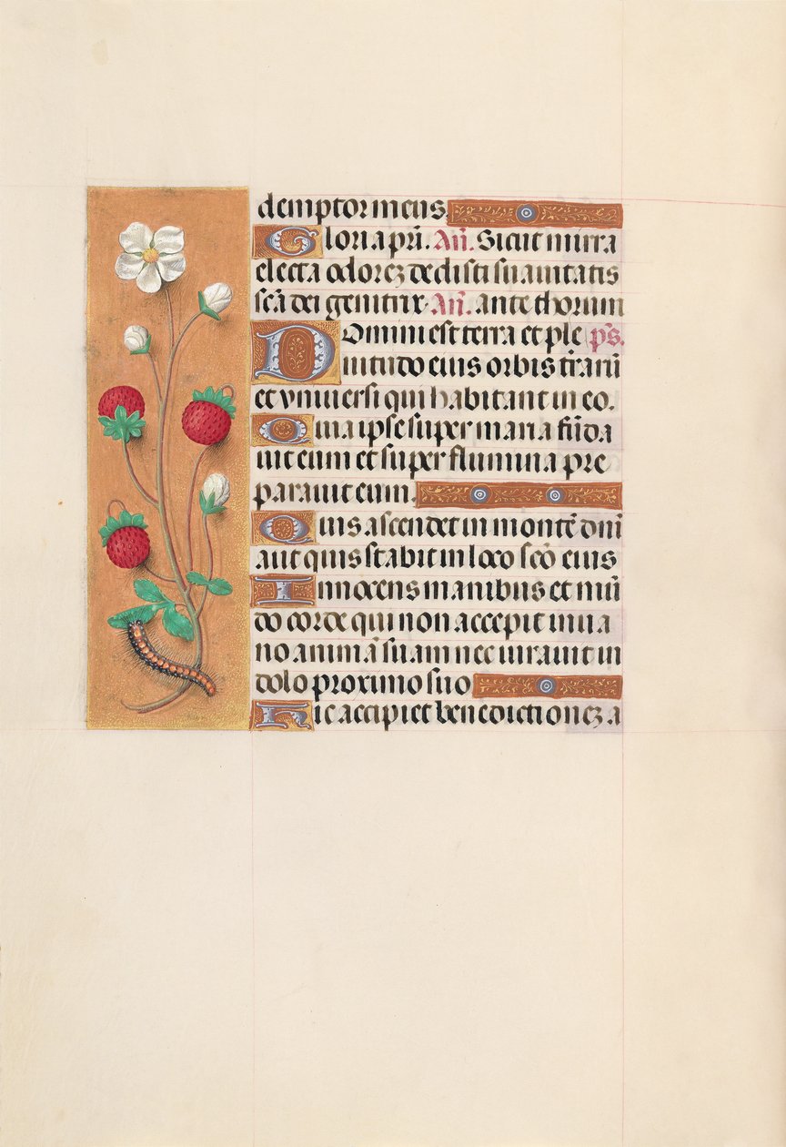 Horas de la Reina Isabel la Católica, Reina de España: Fol. 102v, c. 1500 de Master of the First Prayerbook of Maximillian