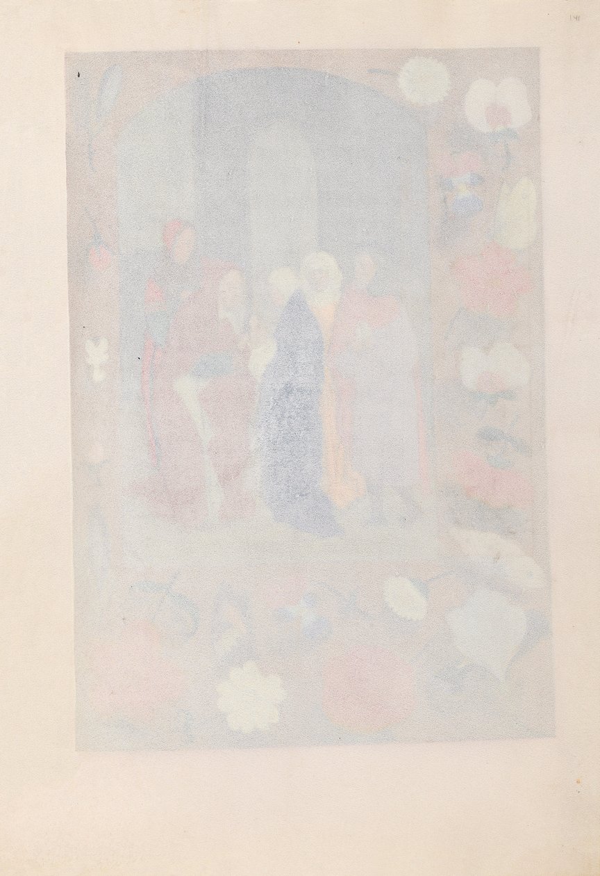 Horas de la Reina Isabel la Católica, Reina de España: Fol. 141r, c. 1500 de Master of the First Prayerbook of Maximillian