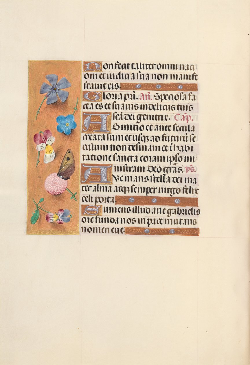 Horas de la Reina Isabel la Católica, Reina de España: Fol. 150v, c. 1500 de Master of the First Prayerbook of Maximillian